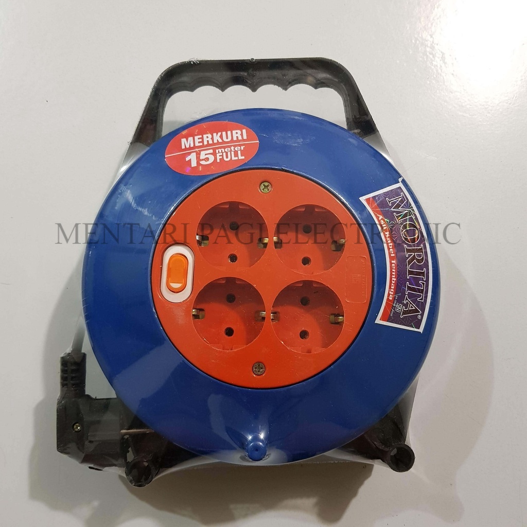 MORITA BOX KABEL 15 METER / STOP KONTAK / KABEL ROLL / SAMBUNGAN KABEL
