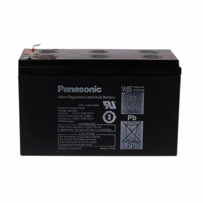 batre ups 12v 7.2ah panasonic batre ups aki kering panasonic 7a 12vot