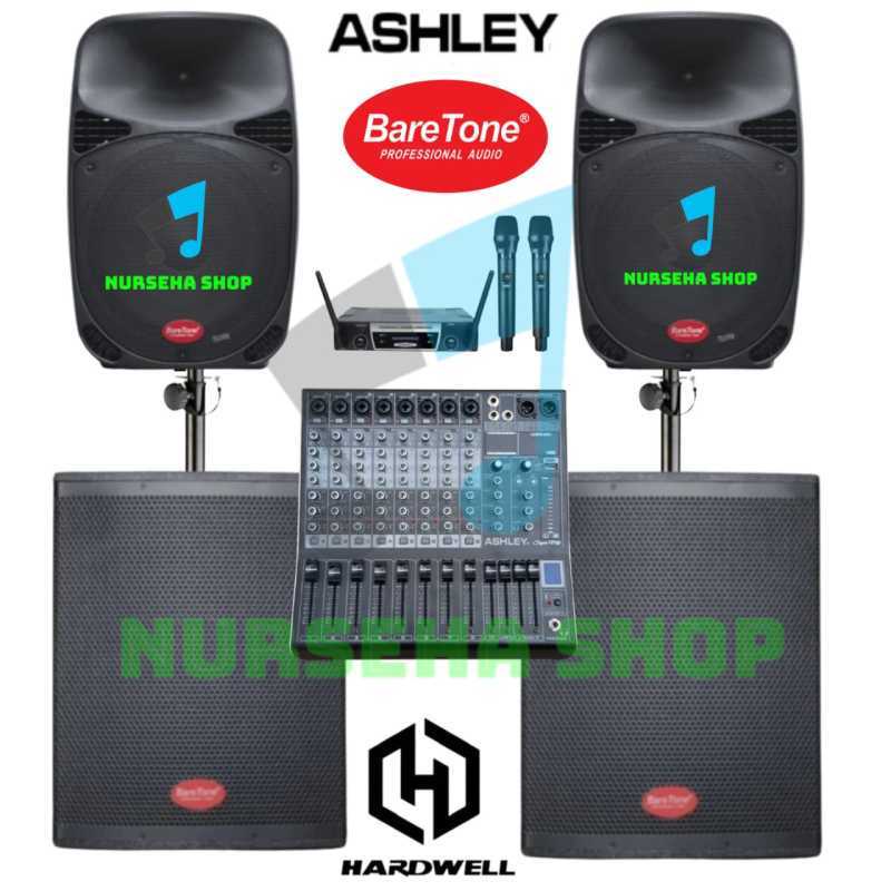 Paket sound system lapangan baretone 15 inch 15mb plus sub 15 inch