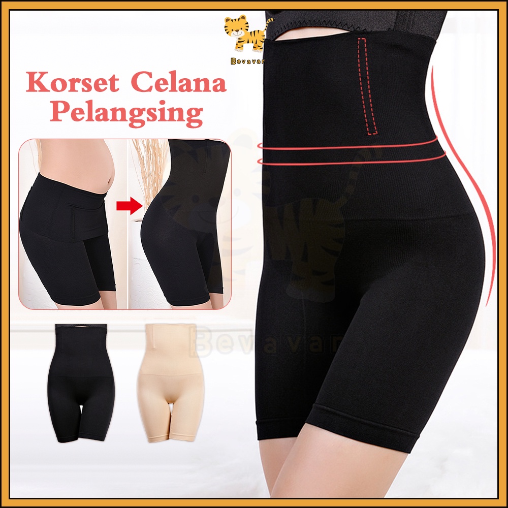 ID Bevavar COD CODKorset Fitshaper Waistshaper Celana Pelangsing Nylon / Korset Celana Pelangsing