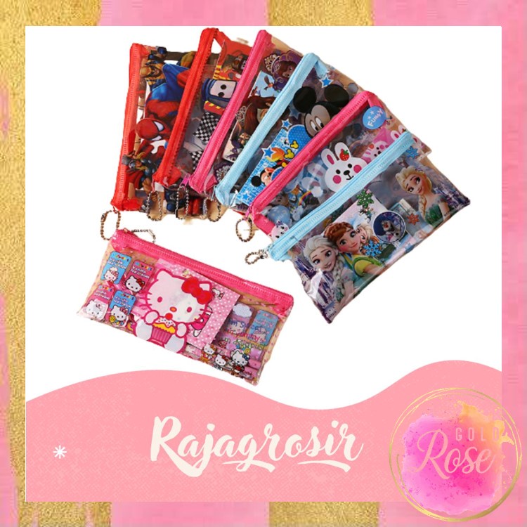

ℛ - S5999 Alat Tulis Kartun Lucu Set 6in1 / Stationery Study Set Murah Karakter / Set Perlengkapan Sekolah Anak 6 In 1