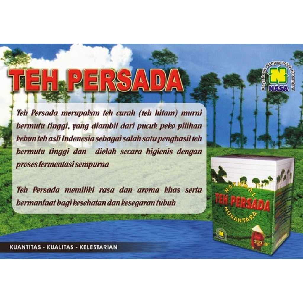 

TEH PERSADA NASA/ NATURAL TEH PERSADA