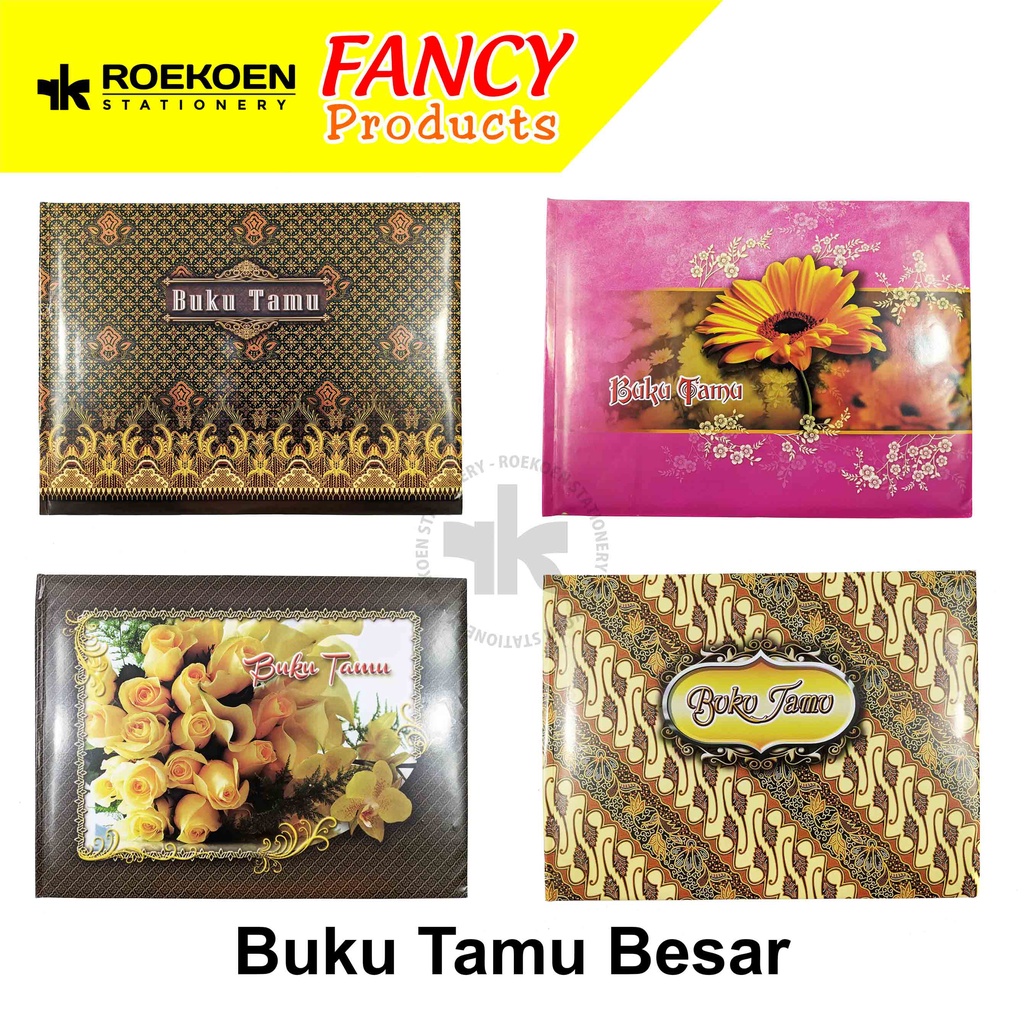 

Tanpa Merk Buku Tamu Besar Motif Bunga B