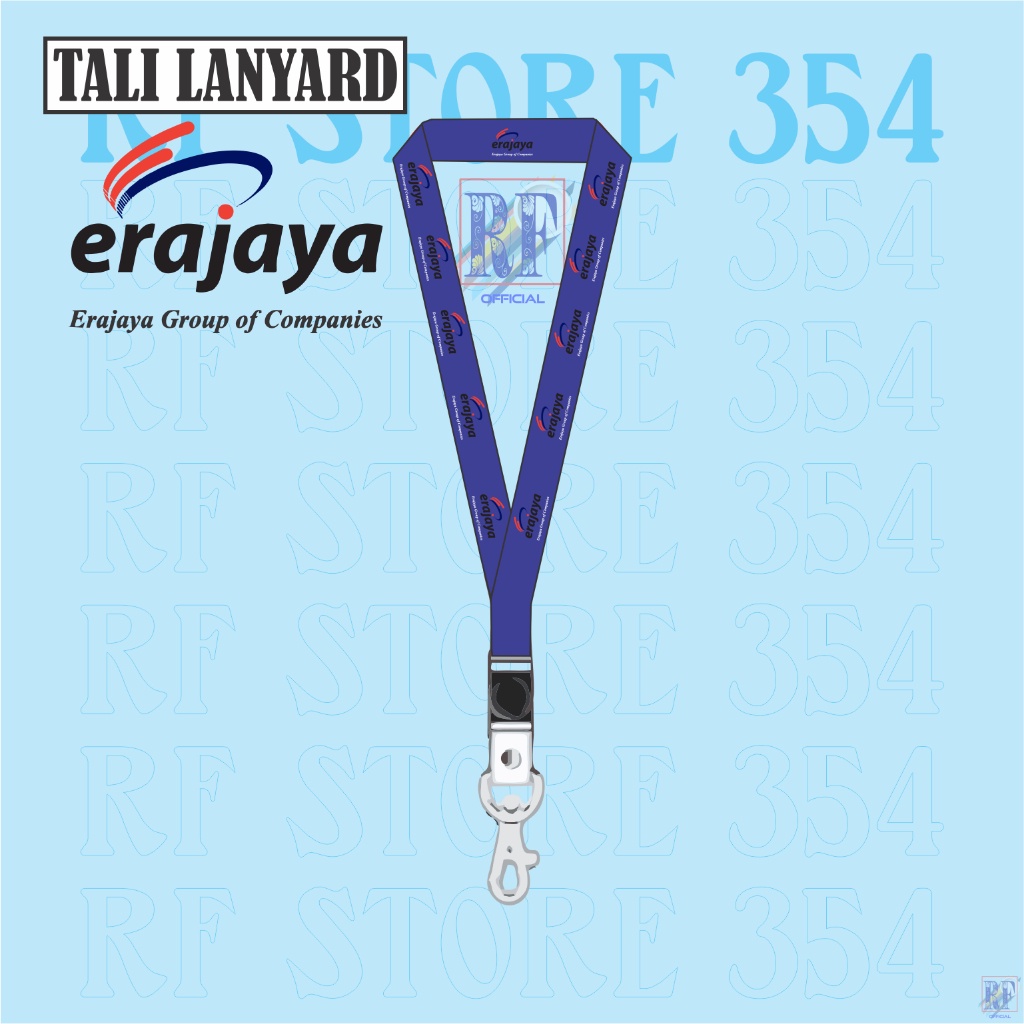 

TALI LANYARD ERAJAYA group of companies ERA JAYA LOGO - TALI ID CARD GANTUNGAN KUNCI GANTUNGAN FLASHDISK GANTUNGAN NAMETAG TALI LANYARD BEST SELLER COD