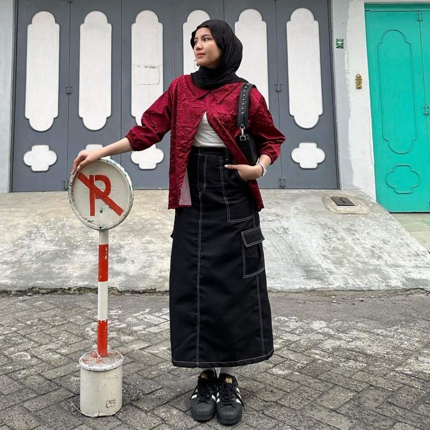 ORI004 - MAZIE CARGO SKIRT / ROK STREETWEAR WANITA / LEA STORE