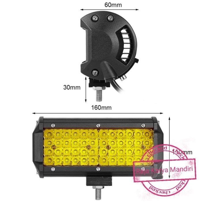 Lampu SOROT tembak Sorot CWL 48 mata Led WARNA kuning
