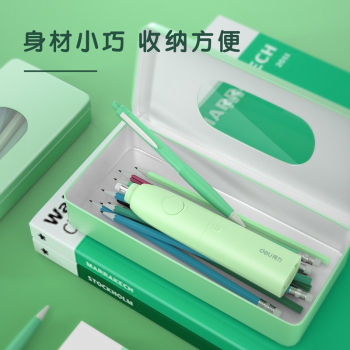 Deli Electric Eraser / Penghapus Elektrik Warna Trendy 71139