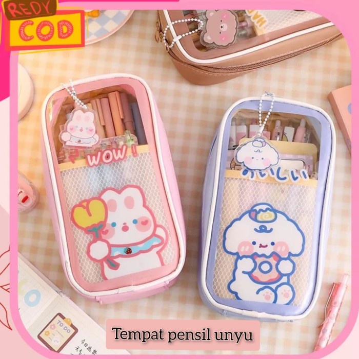 

KOTAK PENSIL LUCU KAWAII RT-143 - lucky pink