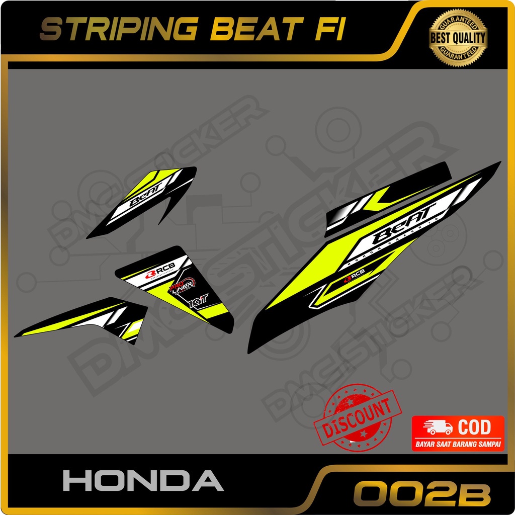 Stiker Striping Variasi Beat Fi 2013 -2016 - Striping Motor Beat Fi 2013 -2016