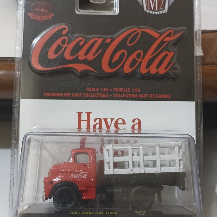 DIECAST MAINAN M2 MACHINES COCA COLA 1957 FARGO COE TRUCK