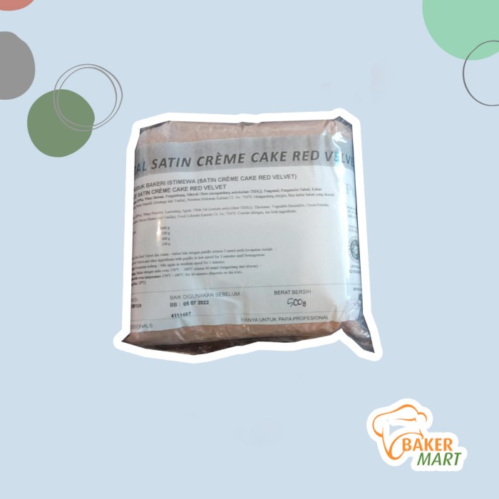 

Promo Bisa COD Puratos Tepung Redvelvet 500Gr