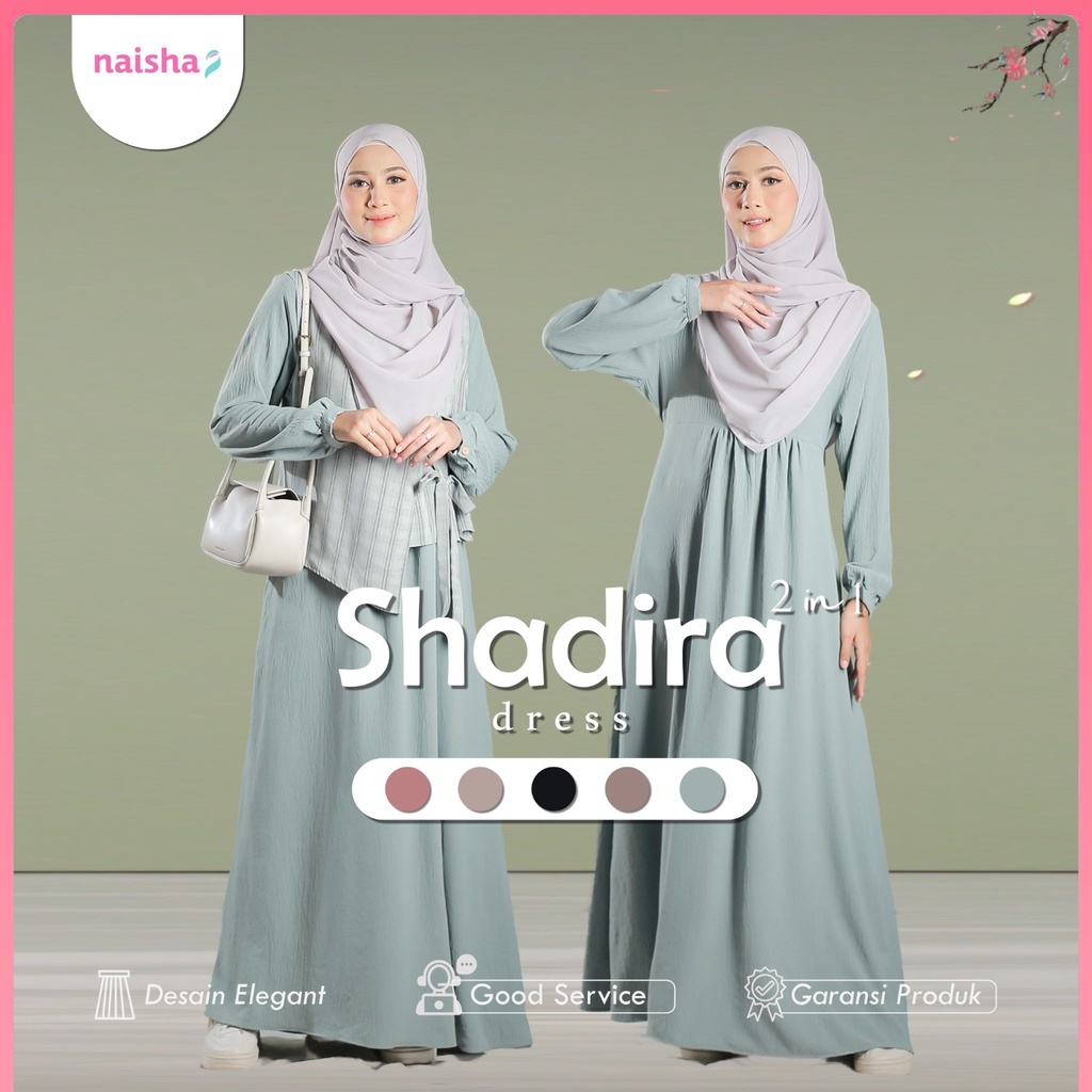 NAISHA OFFICIAL - Shadira Dress | Dress with Korean Vest