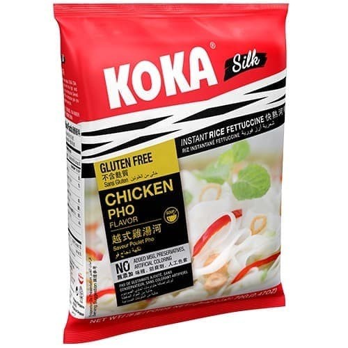 

Koka Chicken PHO Instant Rice Fettuccine [70 gr] - Mie Gluten Free
