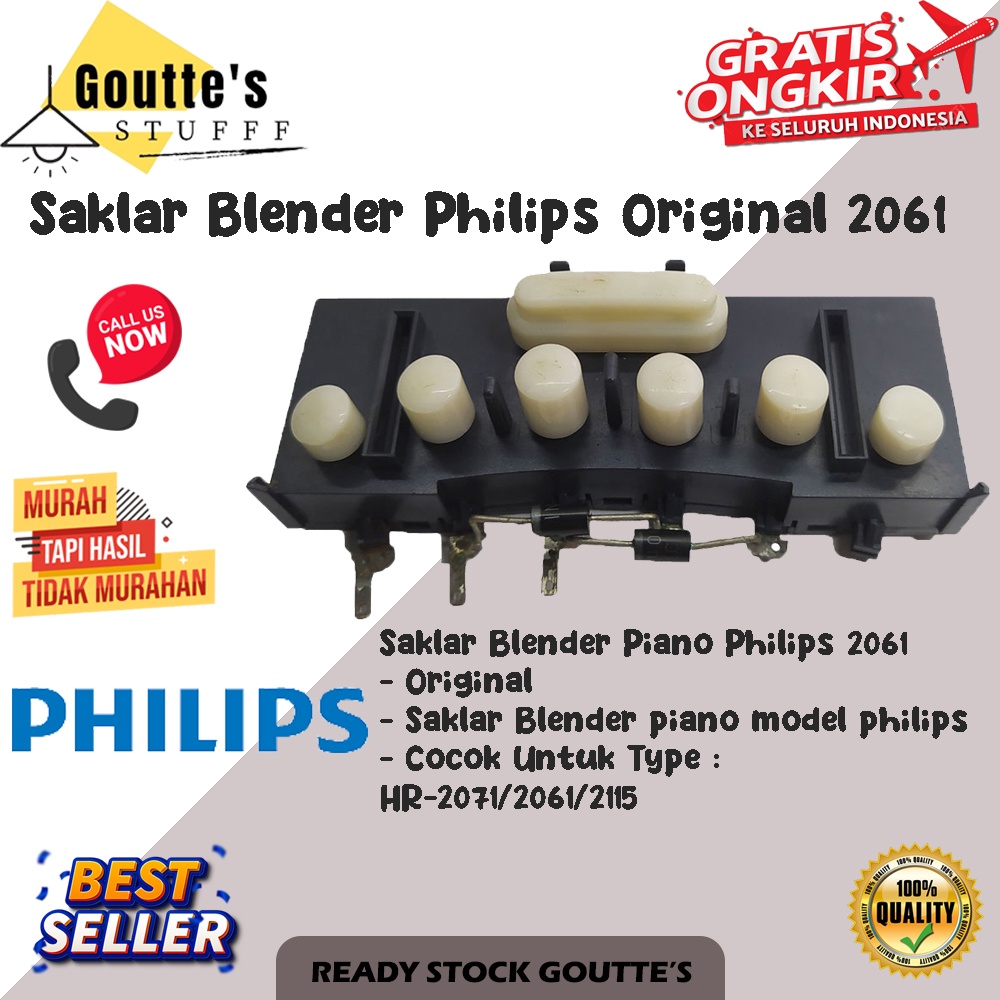 Saklar Blender Philips / Switch Blender Philips (type HR 2115 HR 2116)