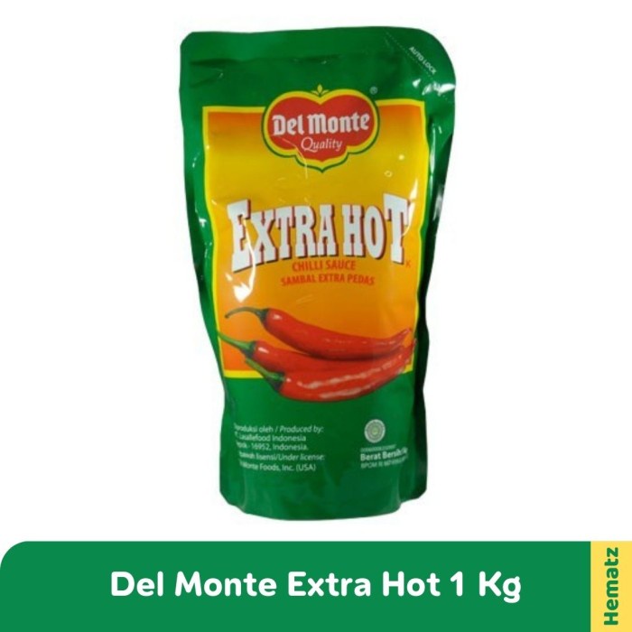 

Del Monte Saus Sambal Extra Hot 1 Kg Hematz