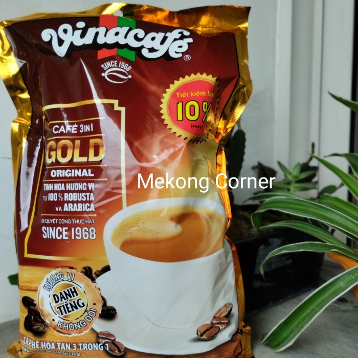 

Kopi Vietnam VINACAFE GOLD 3IN1 isi 40 sachet