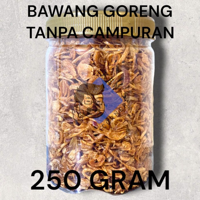 

Bawang Goreng Asli Tanpa Campuran 250 Gram