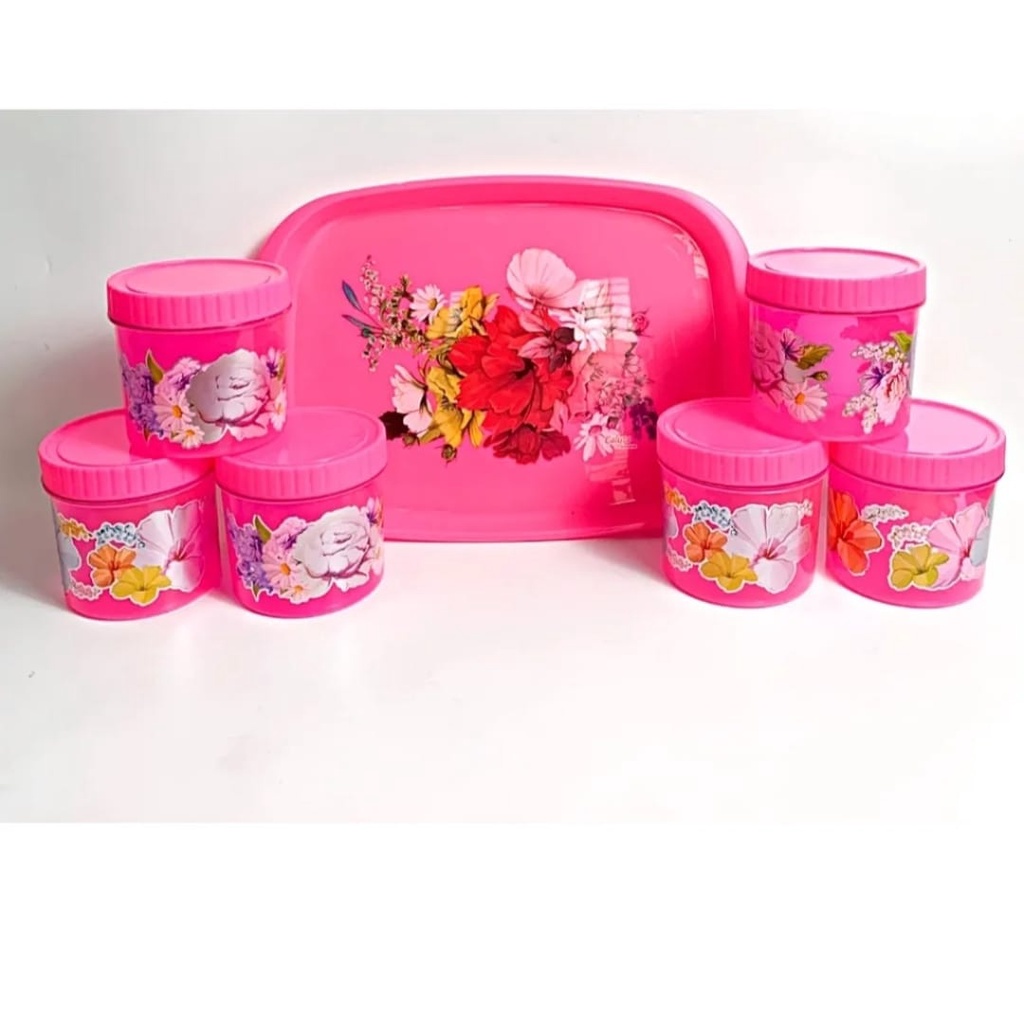 Toples Nampan Tonam set 6Toples 1 Nampan Calista toples cantik