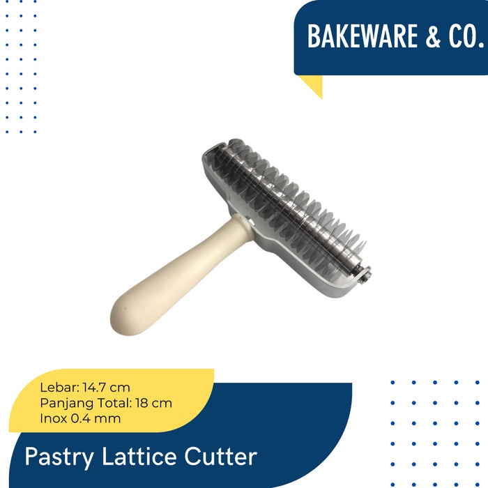 MURAH -Stainless Pastry Lattice Cutter- 1.2.23