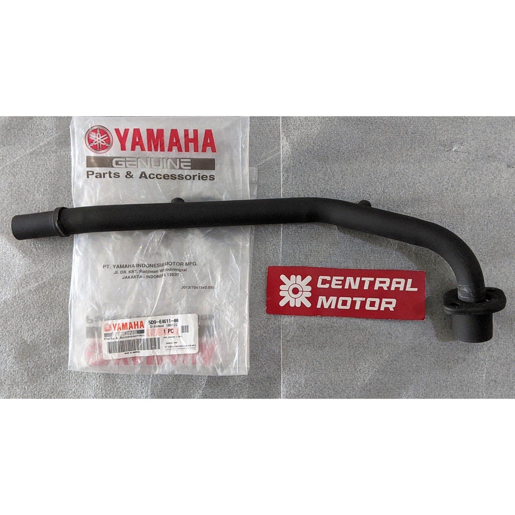 Pipa Exhaust Leher Tengkuk Knalpot Vega Zr Rr Jupiter Z New Robot Salib Original Yamaha Genuine Part