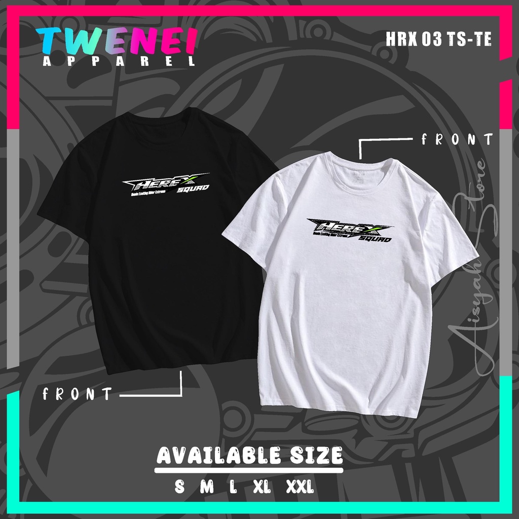 Kaos Racing HEREX SQUAD Kaos Pria Distro Herex Baju Combed