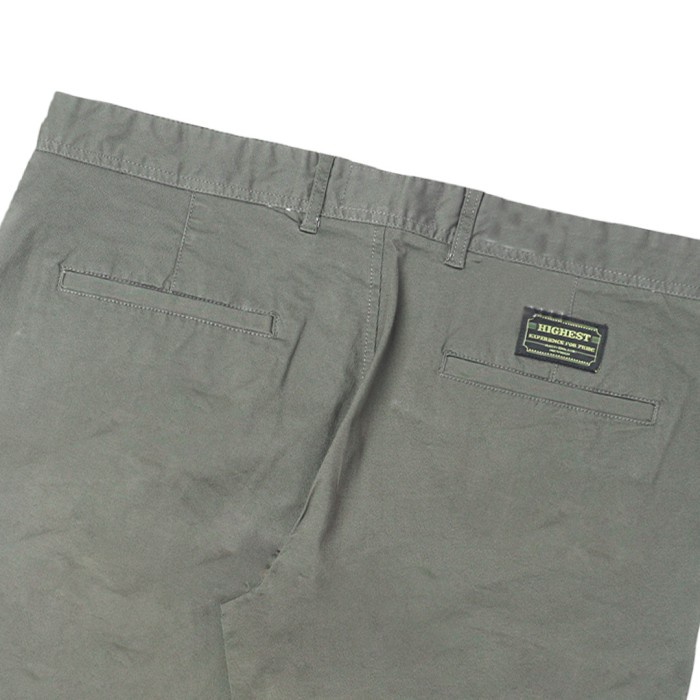 HIGHEST Celana Chinos Pendek Pria Jumbo Big Size Hijau Army Melar 36 38 40 42 44 46 48 50 HCB15