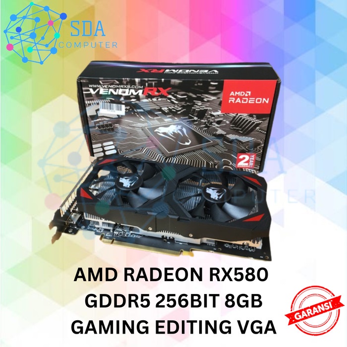 VGA AMD RADEON RX580 8GB 256BIT DDR5