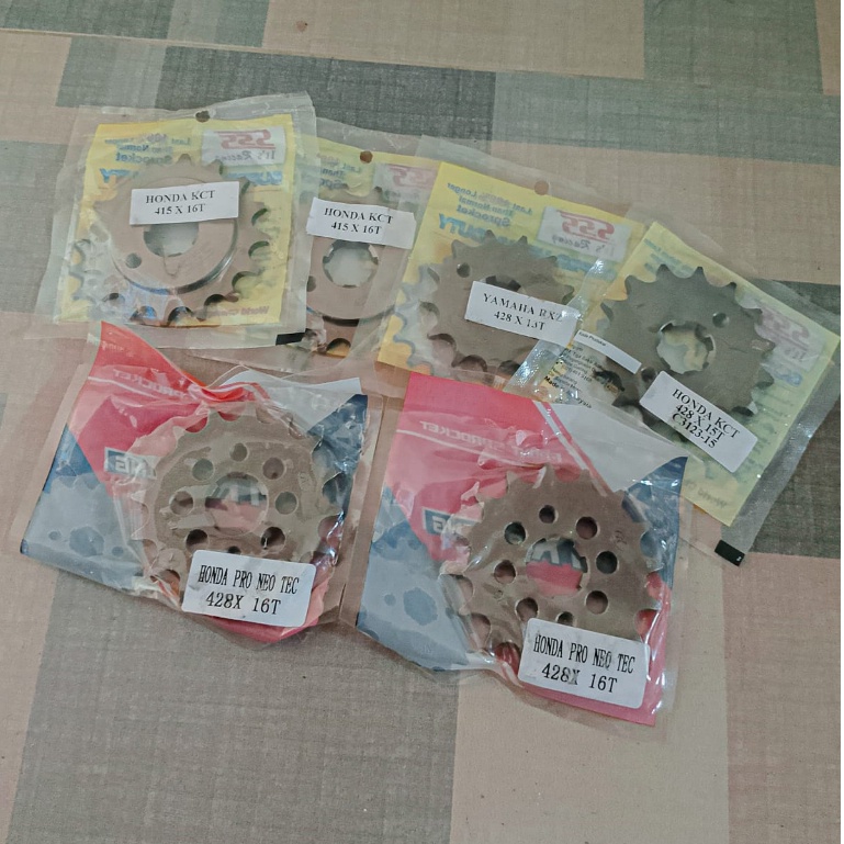 Gear Gir Depan SSS ,TK RACING 415 428 Original