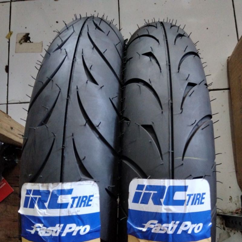 Paket Sepasang Ban Tubles IRC FASTI Pro 2 Ban 90/80 - 17 Ban Set Motor Racing Soft Compound Pasti Pr