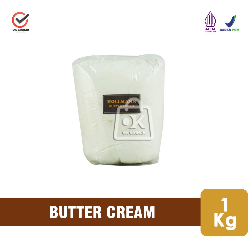 

Buttercream Hollman Vanilla (Repack 1 Kg)