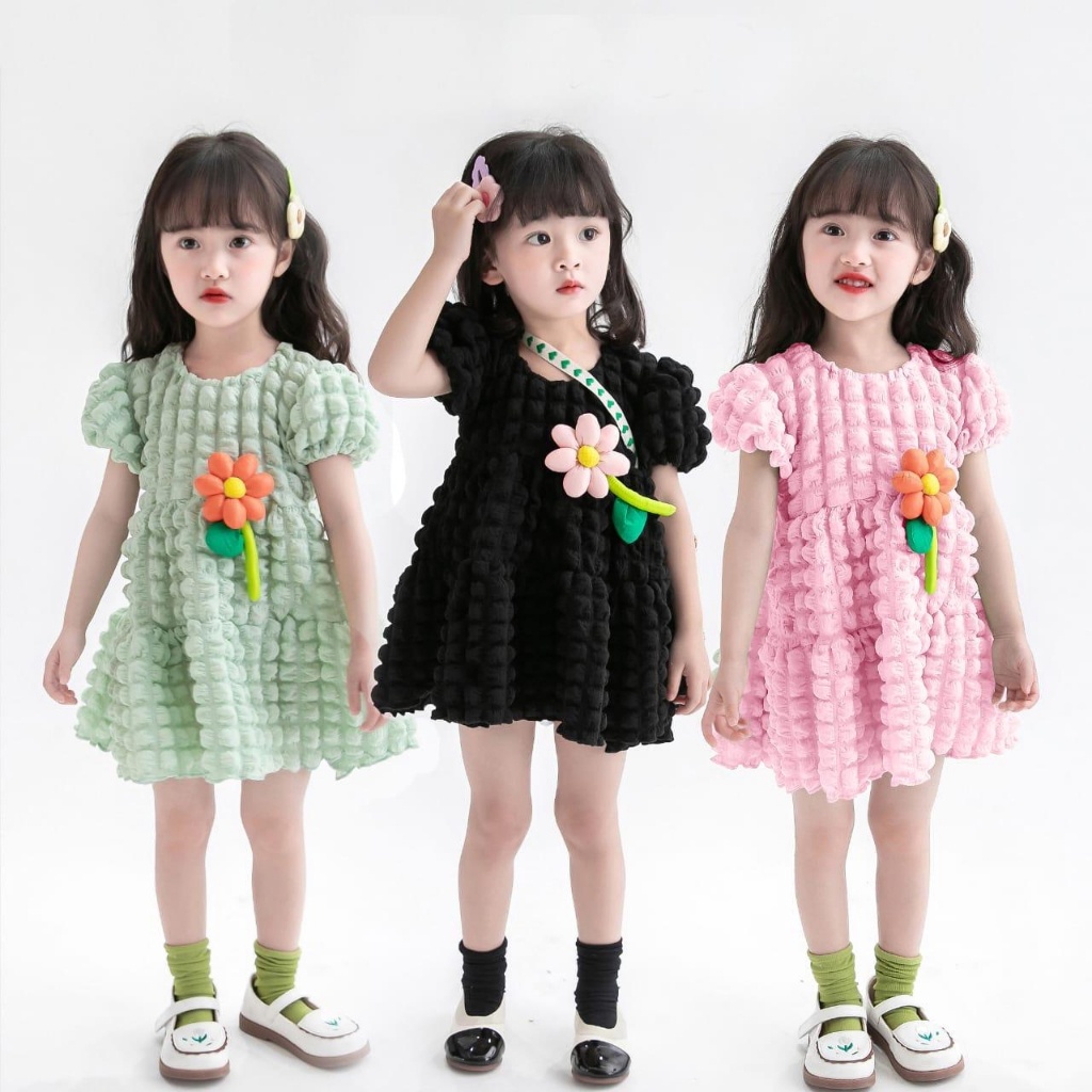 Dress Ank Perempuan Korea Dwrs Christmas Pakaian Natal Dres Bocah Bisa Cod Brukat Dresd Rok Tanggung