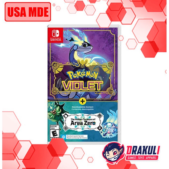 Switch Pokemon Violet + The Hidden Treasure of Area Zero DLC
