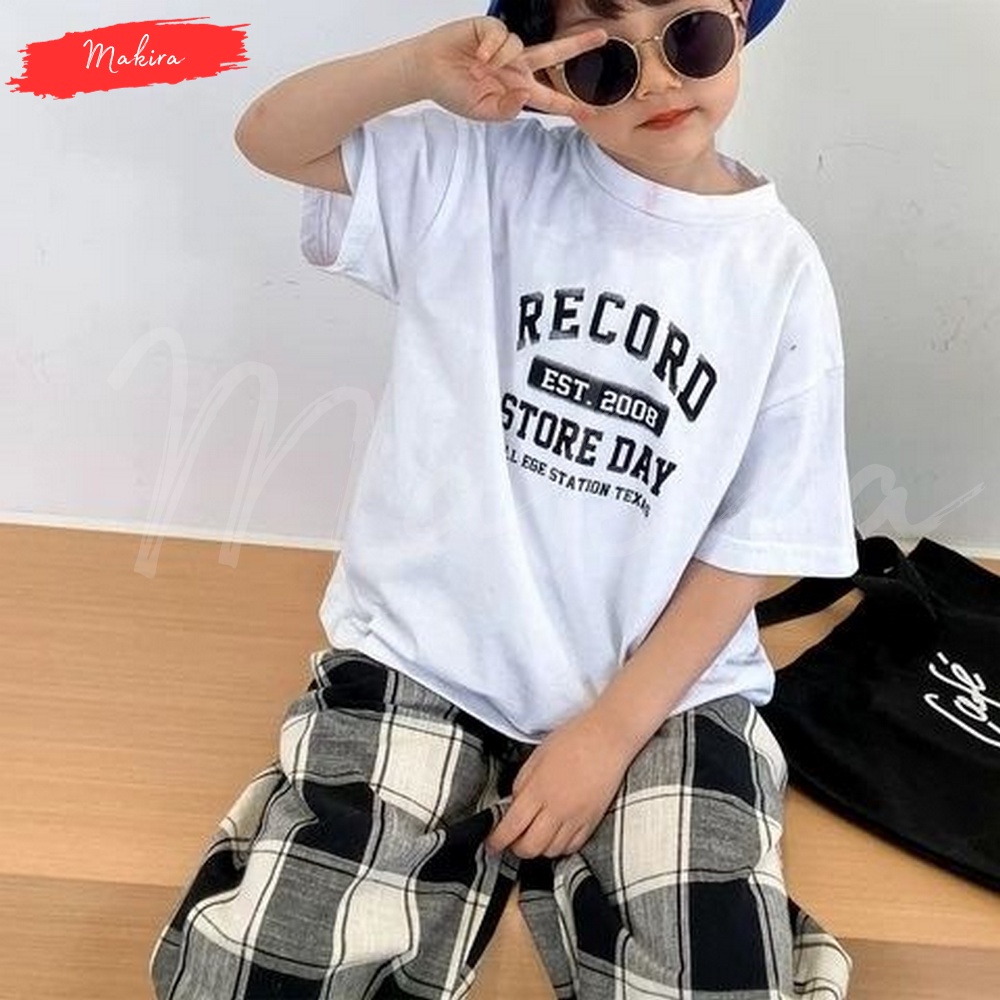 Tshirt Baju Kaos Kaus Anak Unisex Laki Laki Perempuan Model Sablon RECORD STORE DAY By Onisko-Kids T