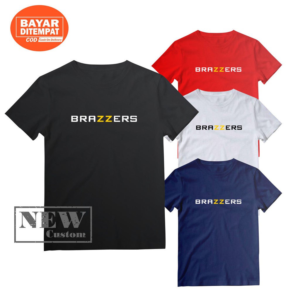 KAOS T-SHIRT BRAZZERS / BAJU T-SHIRT DISTRO PRIA BRAZZER / BAJU BRAZZER