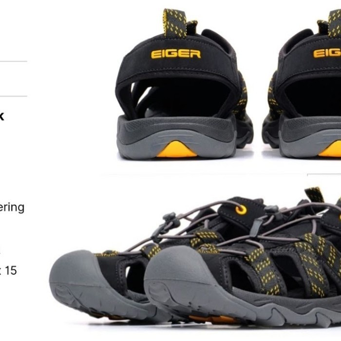 SALE  SEPATU SENDAL GUNUNG EIGER TUATARA ORIGINAL READYY