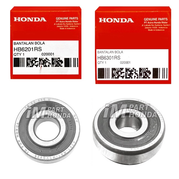 HB6201RS HB6301RS Laher Roda Belakang 6301 6201 RS Karisma Supra X 125 Revo 100 110 Fit New Ruji