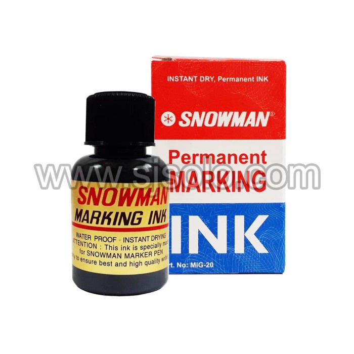 

REFIL SNOWMAN PERMANENT Isi Ulang Tinta Spidol Snowman