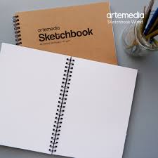 

ARTEMEDIA Sketchbook A4 80 Halaman 110 Gsm Buku Sketsa Gambar Pensil Charcoal Arang