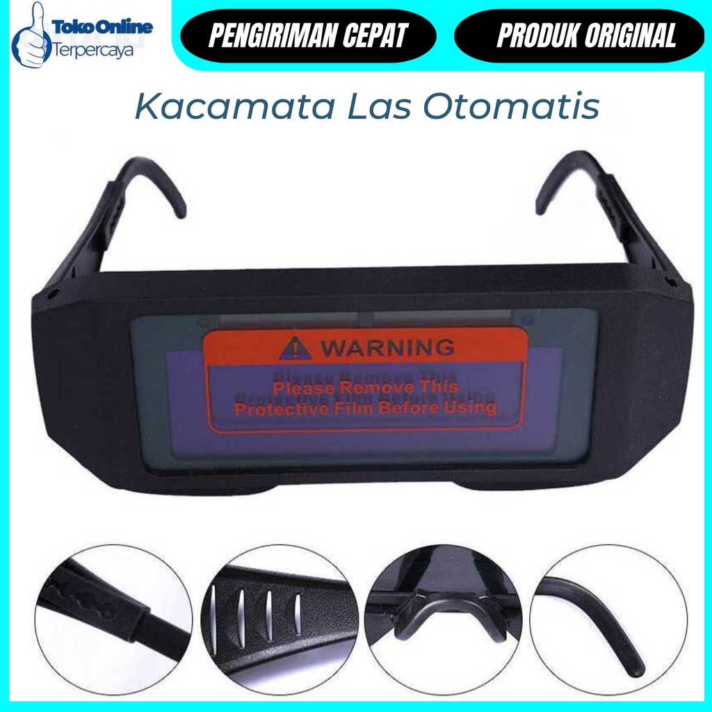 COD TaffGUARD Kacamata Las Otomatis Auto Darkening Soldering Goggles / kacamata las pelindung mata d
