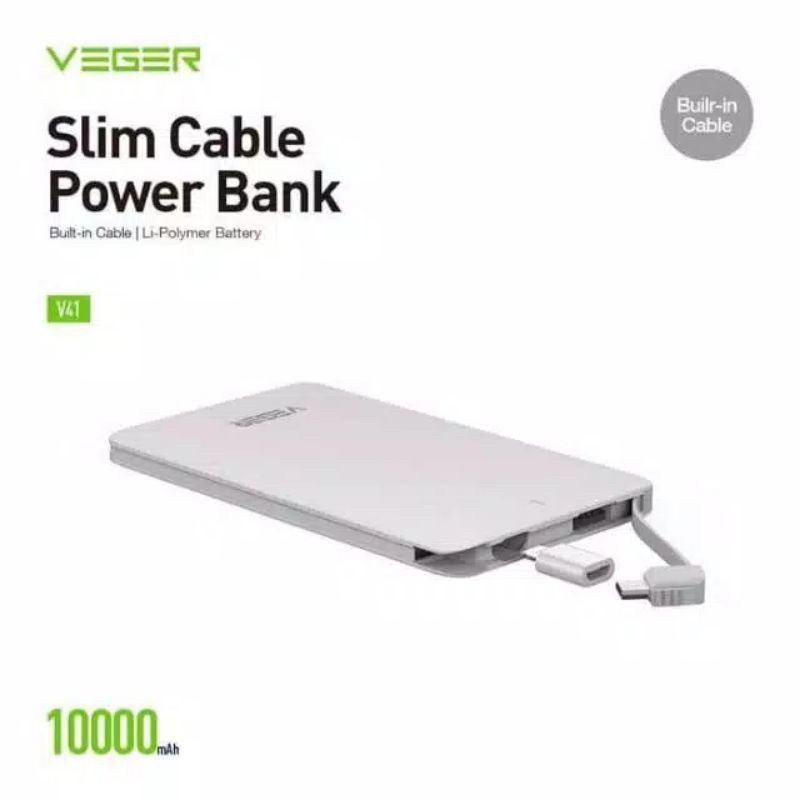 Powerbank VEGER 10000mAh powerbank veger slim 10000 mah
