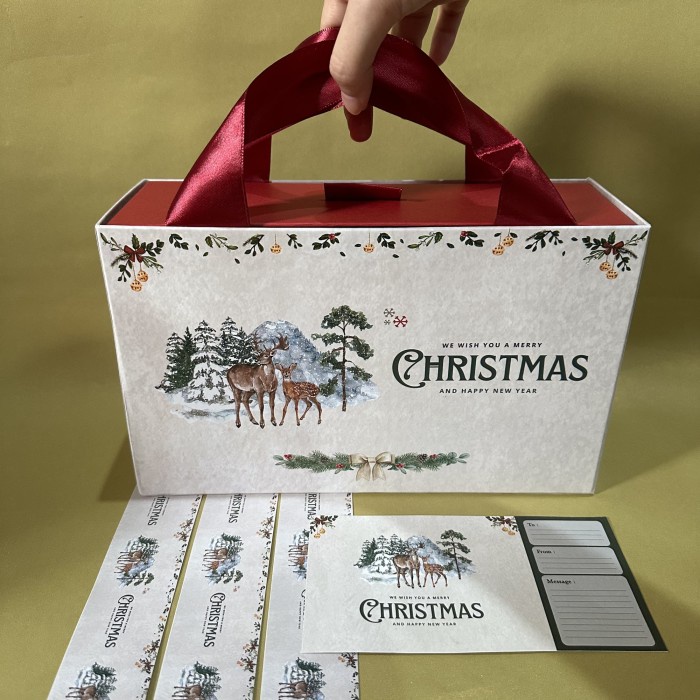 

Gift Box NATAL / Box Kue Kering / kotak kue christmas / Hardbox Natal