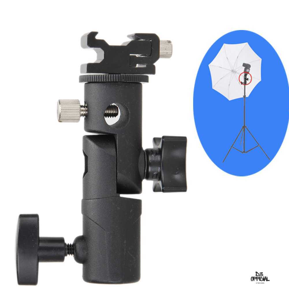 TaffSTUDIO Hot Shoe Swivel Lampu Flash Kamera for Tripod Light Stand - QM3625
