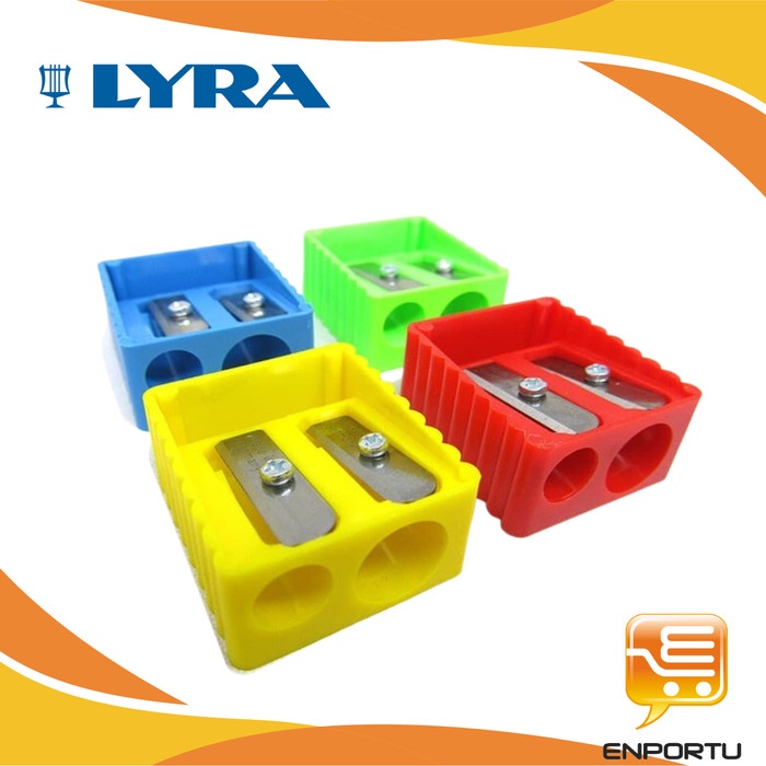 

LYRA Rautan Pensil Dua Lubang/ Serutan Twin Hole Sharpener For Face
