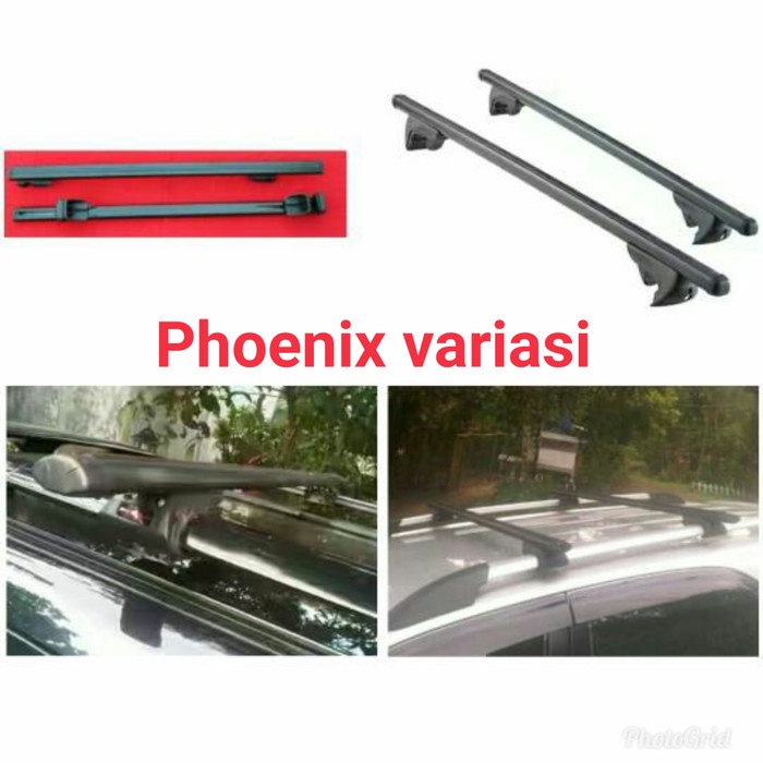 Cross bar jepit roof rail Pajero Sport