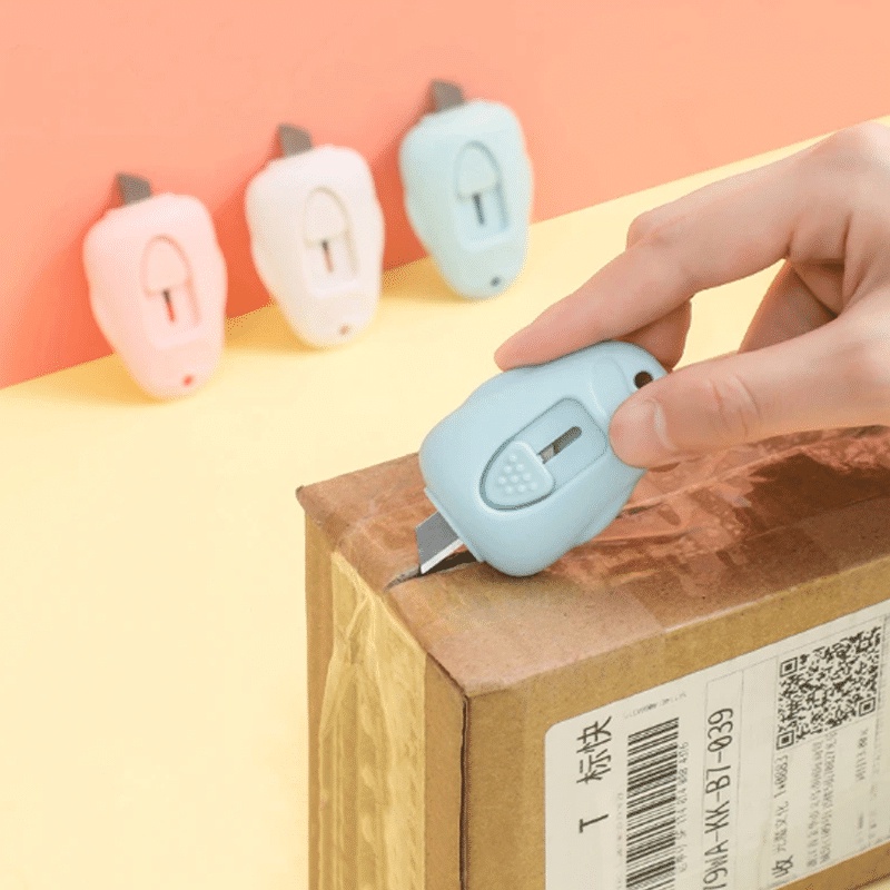 

TERLARIS - MINI CUTTER PORTABLE / PISAU PEMOTONG KERTAS DAN PAKET UNBOXING SERBAGUNA