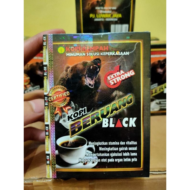 

Kopi Beruang Black Minuman Solusi Keperkasaan Extra Strong