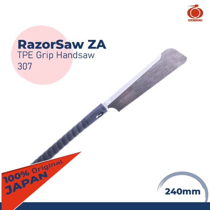 RAZORSAW 307 GERGAJI KAYU JEPANG RAZORSAW ZA 240MM TPE GRIP HANDSAW