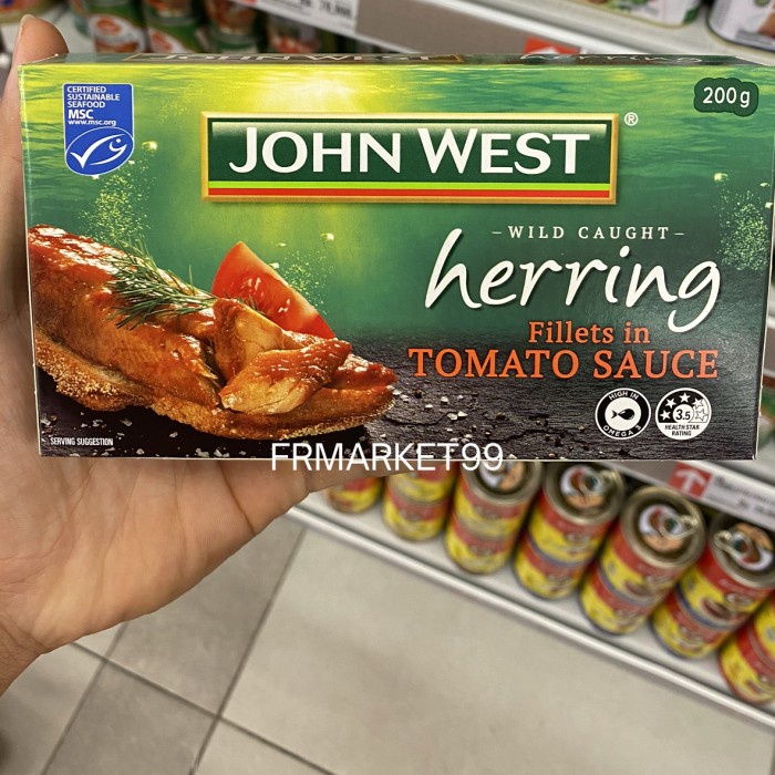 

John West Herring Fillets In Tomato Sauce |Ikan Herri Dlm Saus Toma