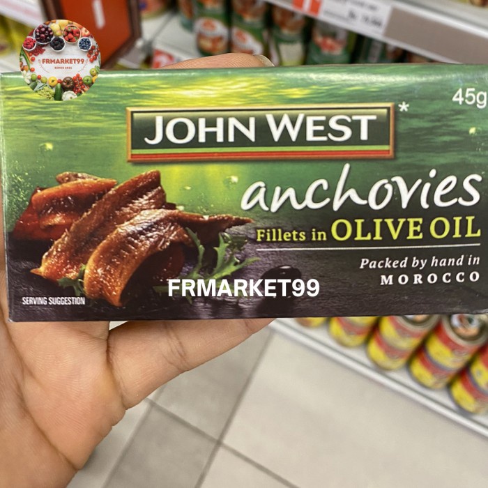 

Jhon West Anchovy Fillets In Olive Oil | Ikan Teri Dlm Minyak Zaitun