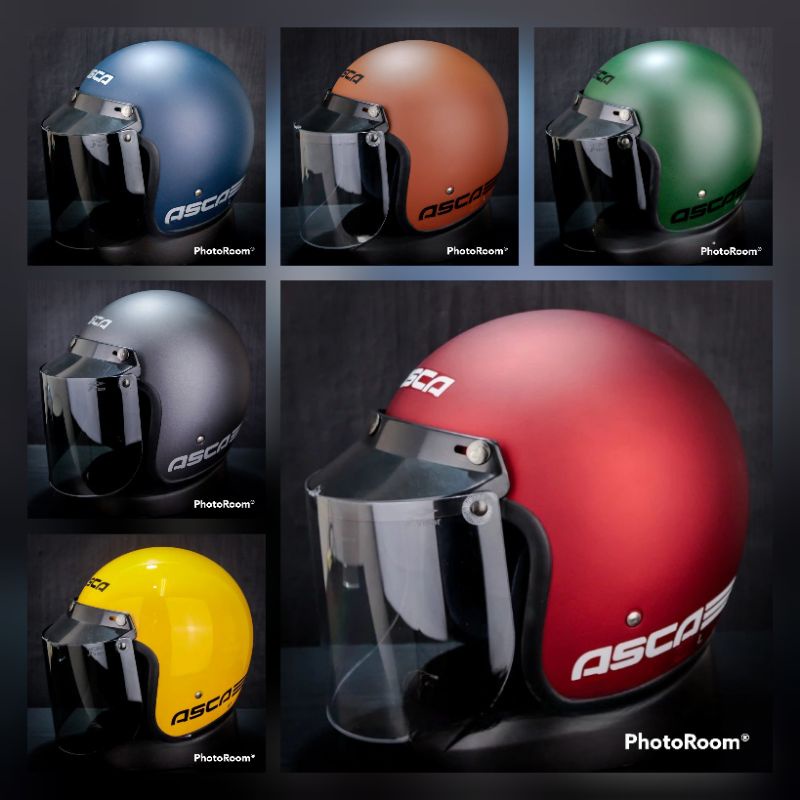 Helm ASCA BOGO Retro STRIPE